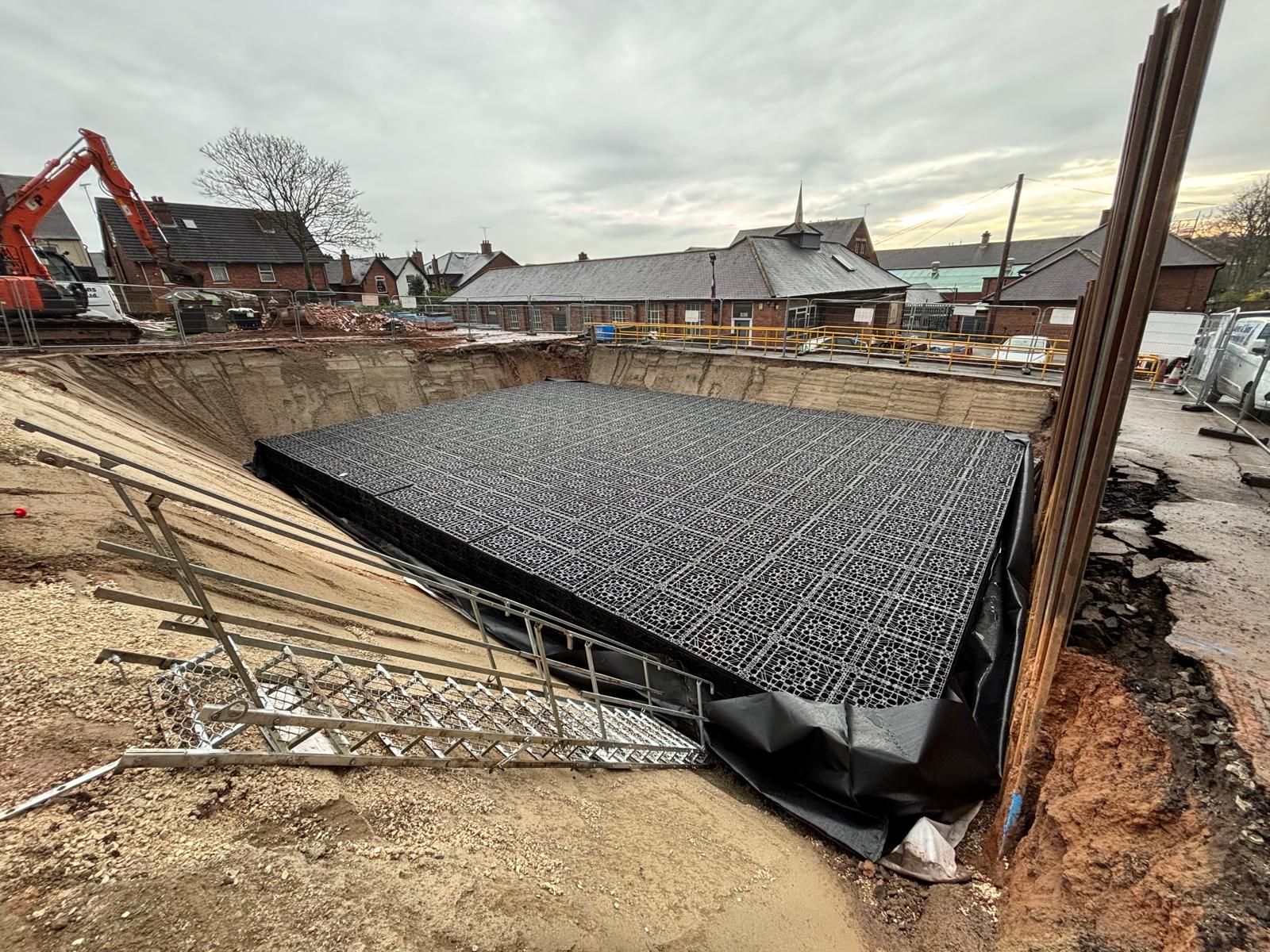 Attenuation excavation work